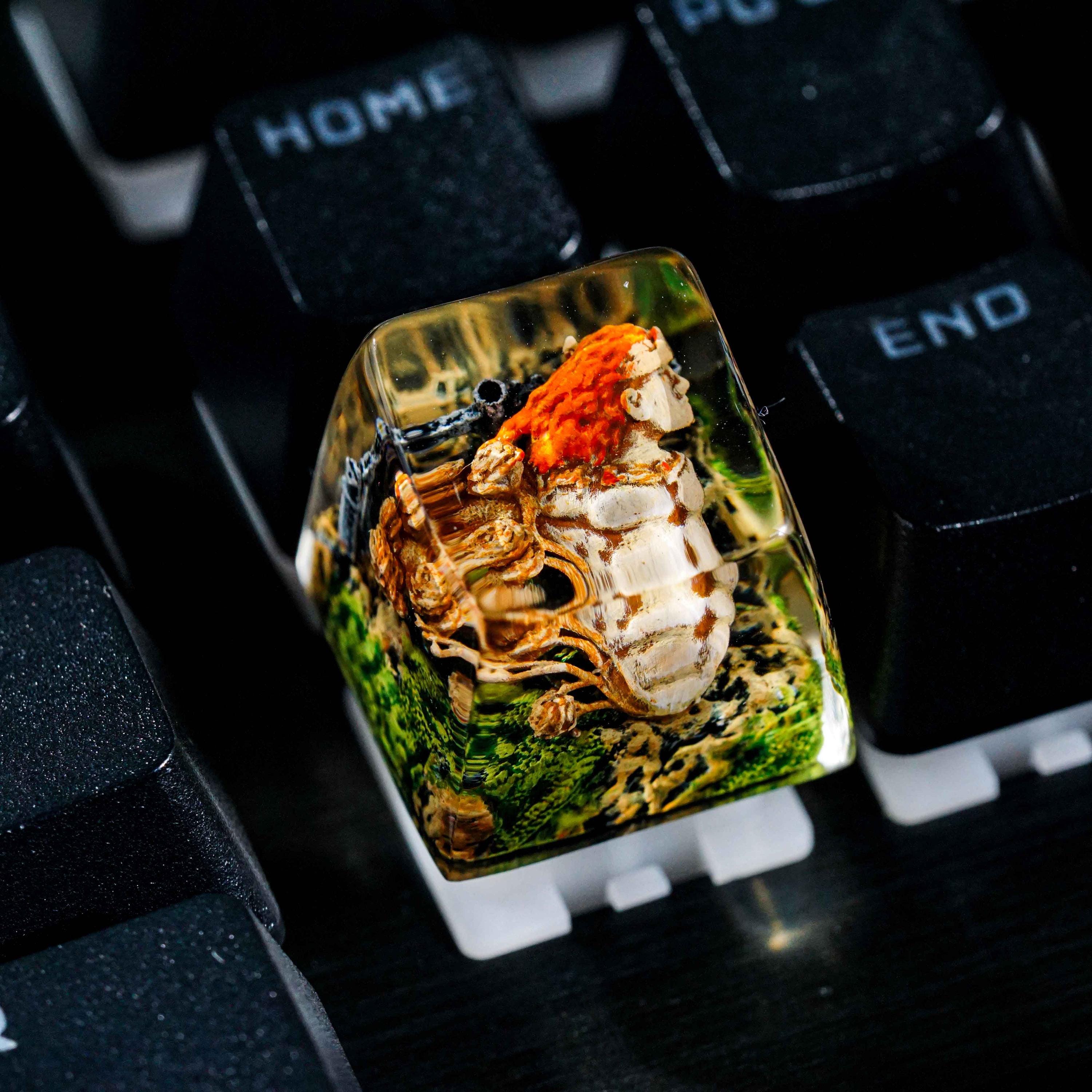 キーボード Nightcaps - Moon of Nokstella Moon of Nokstella 3D Elden Ring Talisman Keycap, Custom