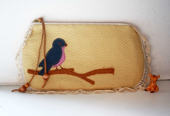 Items similar to Tilly super sweet birdy purse on Etsy