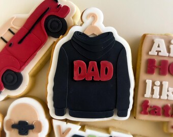 Dad hoodie/ jumper cookie stamp and cutter