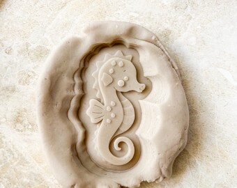 Seahorse cookie stamp and cutter