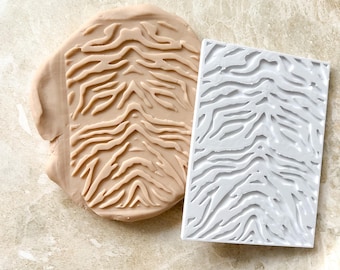 Tiger stripe PLATE ONLY cookie stamp