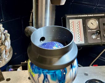 Bowling Ball Plug Cutter Vacuum Shield with Adapters - Pro Shop Tools