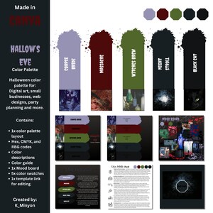 Halloween Color Palette | Color Palette With HEX/CMYK/RGB Codes | Color ...