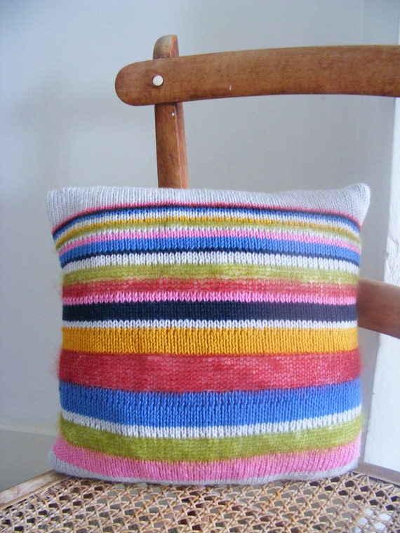 knitted cushion covers