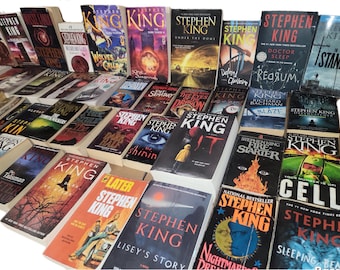 Stephen King Paperback Book Lot: Horror, Crime, Fantasy