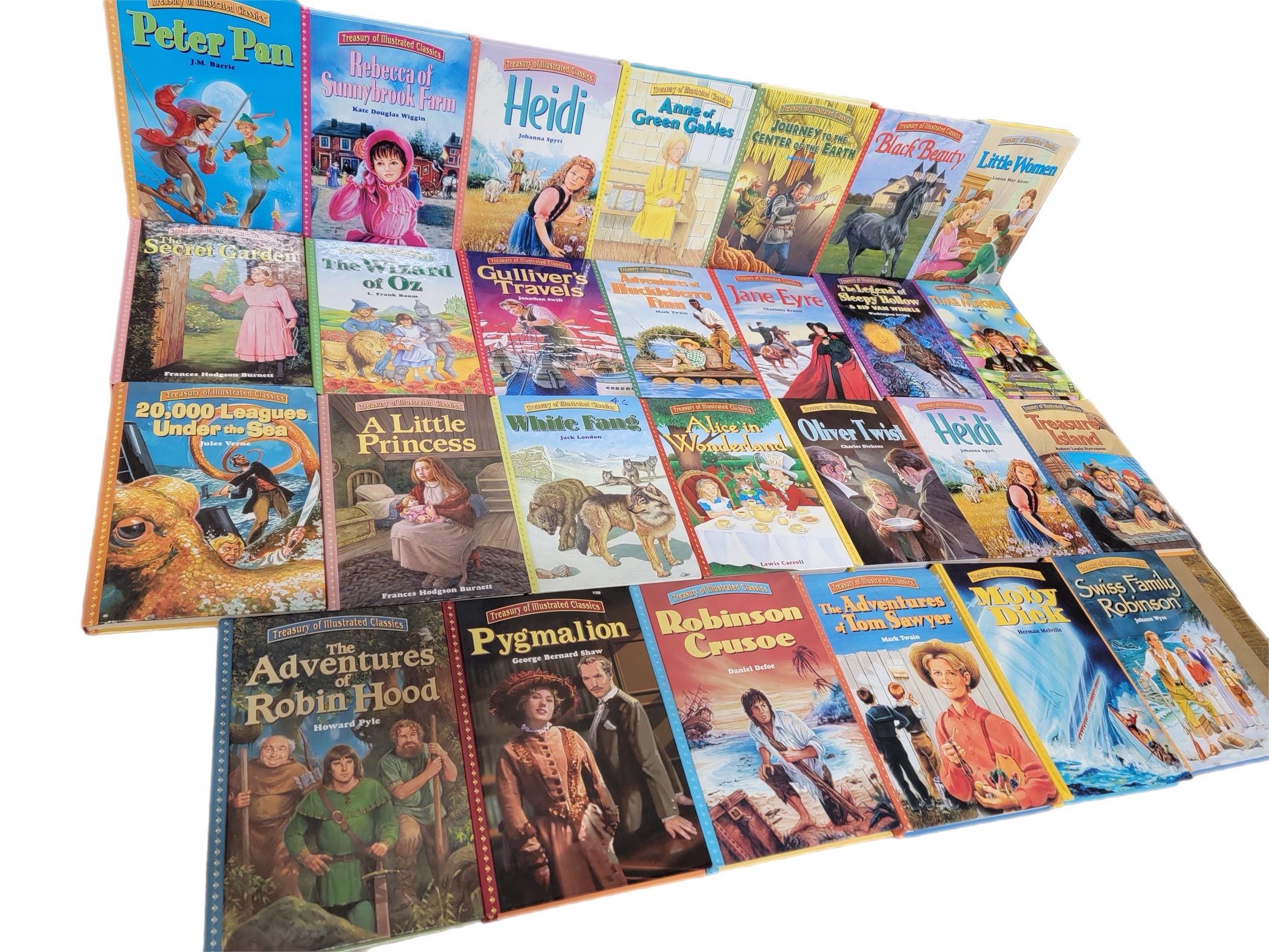 Treasury of Illustrated Classics: Hardcover Book Lot of 10 - Etsy