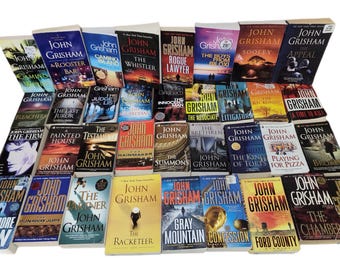 John Grisham Paperback Lot: Mystery Thriller Series -  Curated Book Set