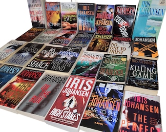 Iris Johansen Mystery Books Lot: Curated Paperback Fiction