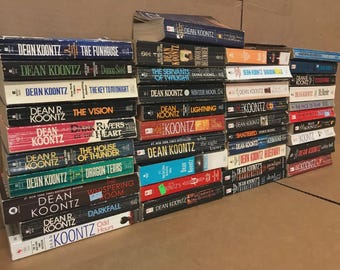 Lot of 10 Dean Koontz Thriller Books Set – Odd Thomas, Moonlight, Frankenstein & More – Paperback Collection Good Condition