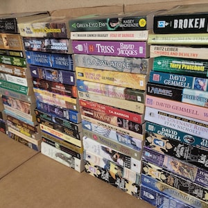 Vintage Fantasy Paperback Book Lot: Random Mix of Authors