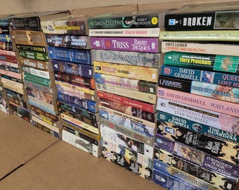 Vintage Fantasy Paperback Book Lot: Curated Mix of Authors