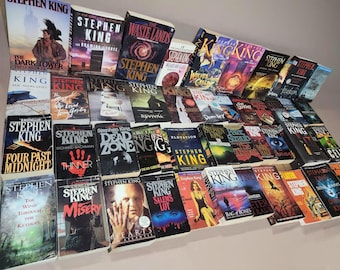 Stephen King Paperback Books Lot of 10: Horror, Crime, Fiction Assorted Series
