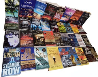 John Grisham Paperback Books Lot of 10: Mystery Thriller Series