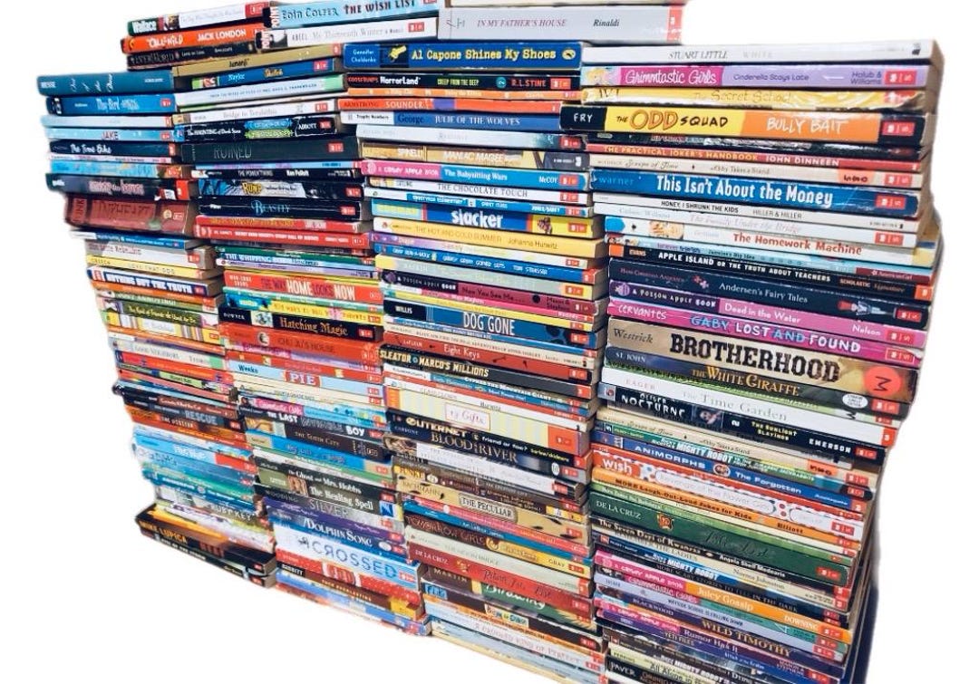 15 Pounds Chapter Children's Book Lot: Random Mix, Reading Level 2-6 - Etsy