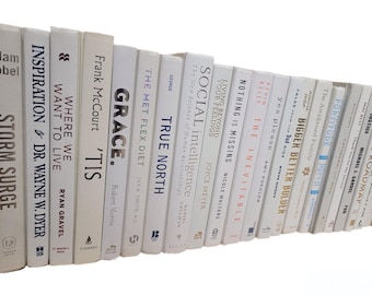 Books by the Foot by Color – Modern Decorative Hardcover Bundles for Shelf Styling & Staging – Real Readable Books – Free Shipping