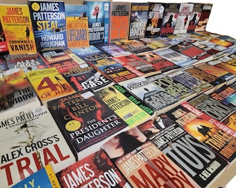 James Patterson Paperback Books Lot of 10: Mystery, Crime Fiction