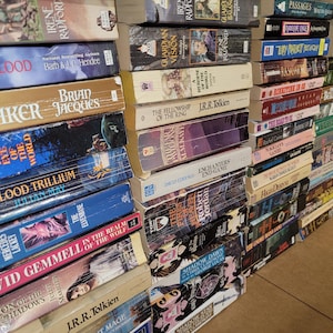 Lot of 20 Vintage Fantasy Paperback softcover Books: Random Mix