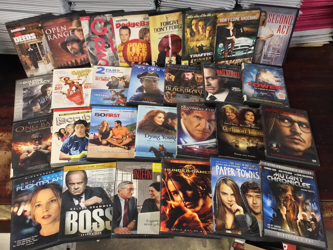 Lot of 20 Dvds Action Drama Mystery Horror Comedy Romance