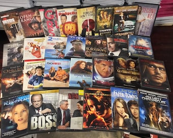 Lot of 20 Dvds Action Drama Mystery Horror Comedy Romance