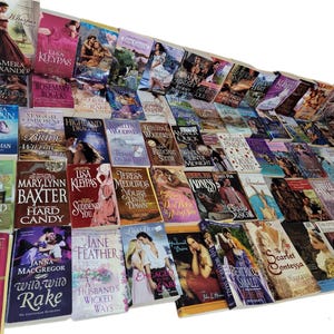 Lot de livres d'amour historiques : auteurs populaires, broché, lot de 10 image 1