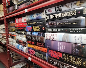 Stephen King Hardcover Books Lot: Horror, Crime, Fantasy - 10 Book Set