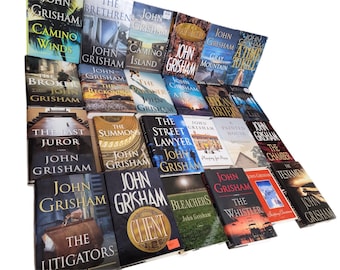 John Grisham Hardcover Books - Mystery Thriller Lot of 5