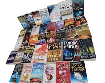 Sandra Brown Paperback Books Lot: 10 Mystery Romance Assorted Novels