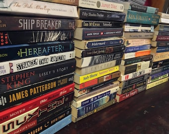 Curated Lot: Large Trade Paperback Fiction Books - Assorted Genres