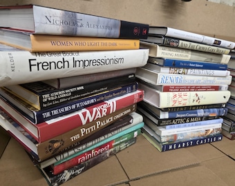 40 Lb Lot: Decorative Coffee Table Books - Interior Design Display