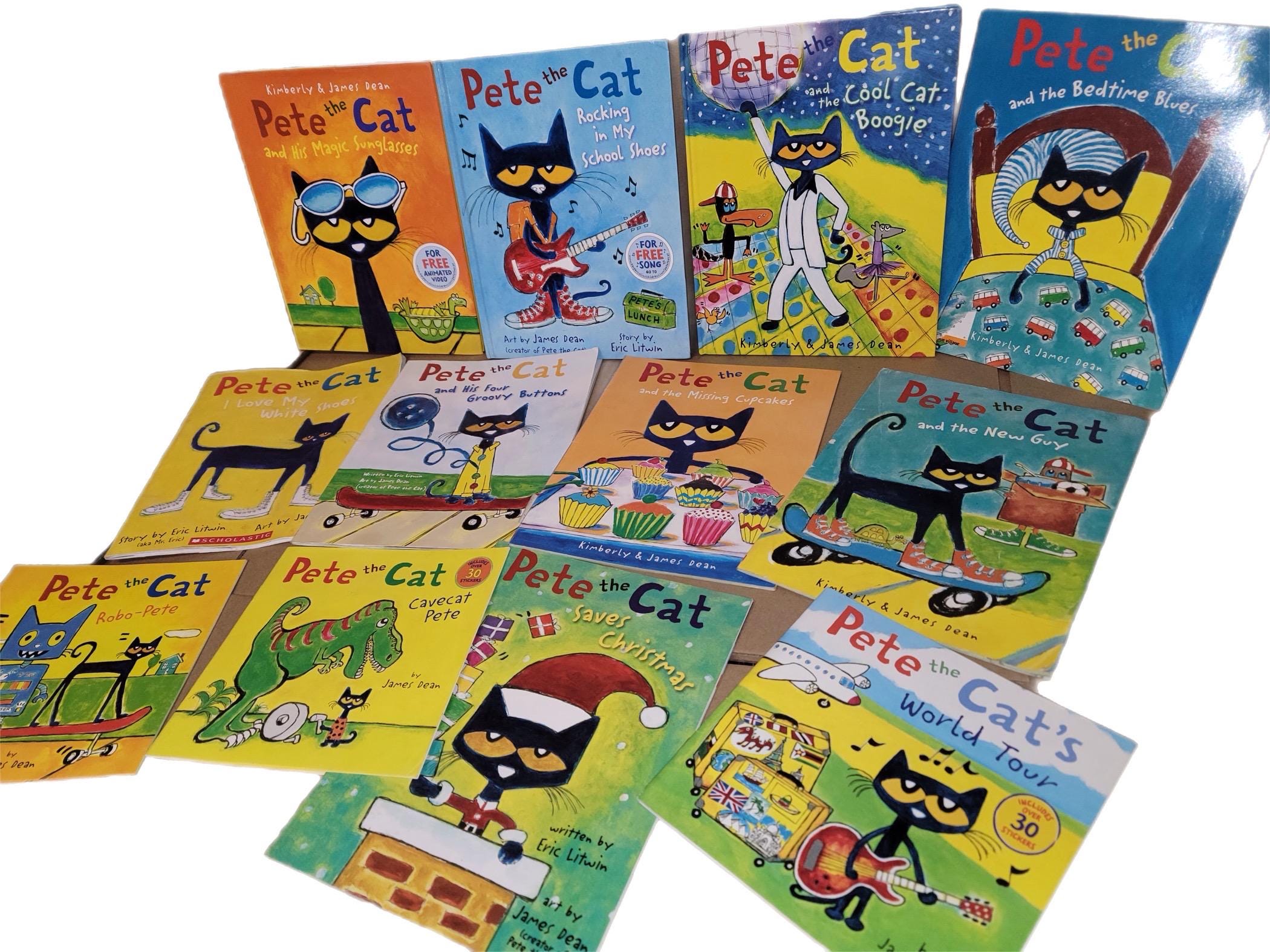 Pete the Cat Book Lot of 5: James Dean, Eric Litwin, Picture