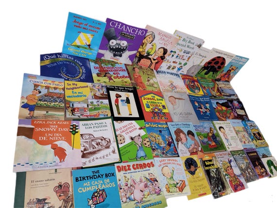 Spanish Language Kids Books Lot: Learn to Read/Write Español ESL Children Mix