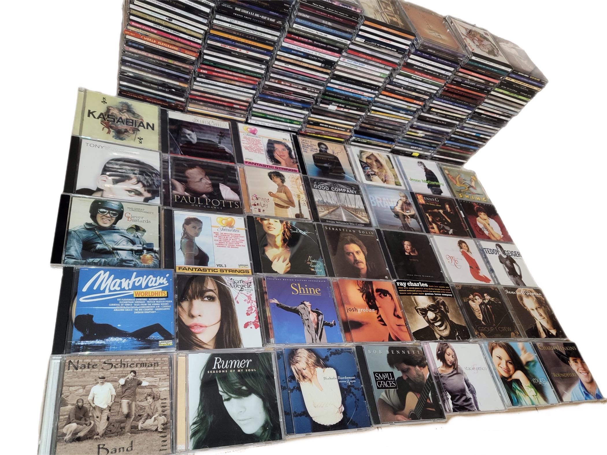 Curated Music CD Lot: Assorted Genres, Original Artwork (you