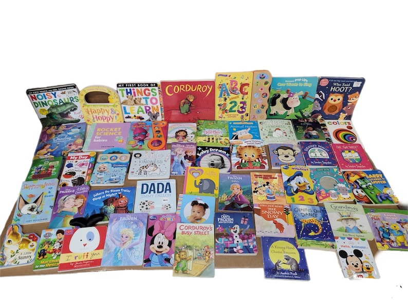 Children's Board Book Lot Curated Mix for Toddler Daycare INSTANT