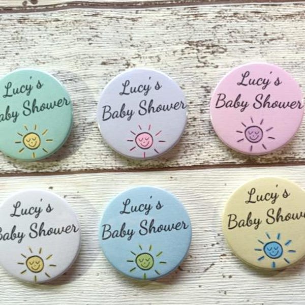 Printable Baby Shower Badge - Etsy