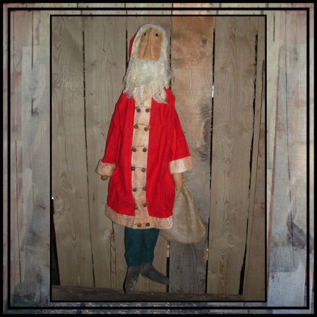 Instant Download Pattern for Tall Rag Doll Santa Soft Sculpted HAFAIR ...