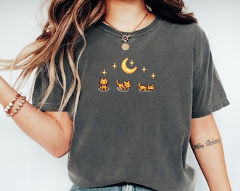 Stardew Valley kattenshirt Stardew Valley shirt Stardewvalley Fun Gaming Merch Stardew Valley cadeau Valley trui geschenken