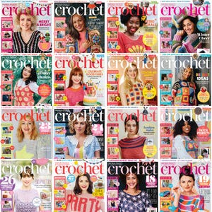 111 Inside Crochet Magazines | Bundle Crochet Magazine Lot of Patterns | Digital Download