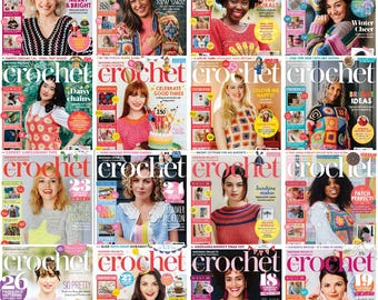 111 Inside Crochet Magazines | Bundle Crochet Magazine Lot of Patterns | Digital Download