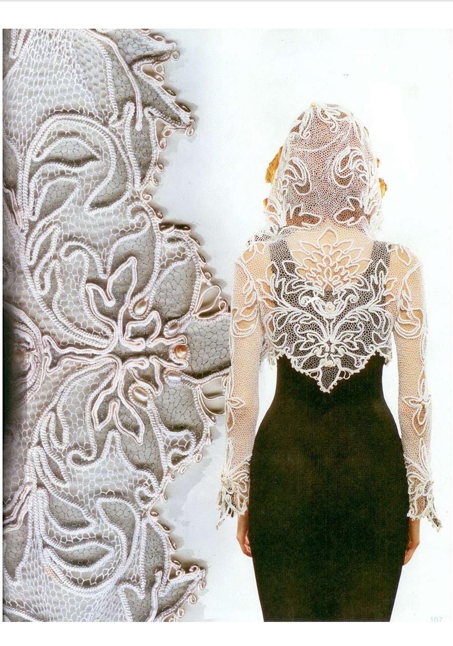 Irish Crochet 36 Patterns: Duplet Magazine Mod 592 Irish Lace Freeform ...
