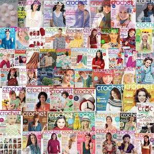 55 Crochet Magazines | Bundle Collection of Crochet Patterns | 55 PDF 4500 Pages