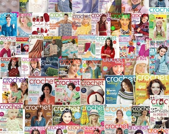 55 Crochet Magazines | Bundle Collection of Crochet Patterns | 55 PDF 4500 Pages