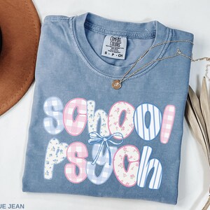 Comfort Colors School Psychologist Shirt: Back To School Mental Health Gift