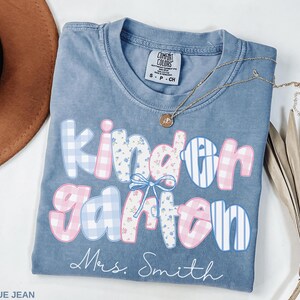Comfort Colors Kindergarten Teacher Shirt: Soft Cotton Back to School Tee