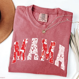 Comfort Colors Christmas Mama Shirt: Soft Cotton Holiday Tee