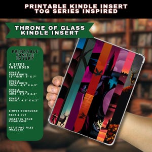 TOG Series inspired Kindle Insert - Instant Download - Digital Item - Booktok - Printable PDF PNG - Print and Cut