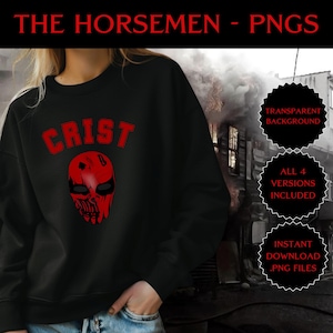 Devil&#39;s Night Series sublimation design PNG The Horsemen -  Digital Download - Thunder Bay - Booktok - Dark Romance - Penelope Douglas