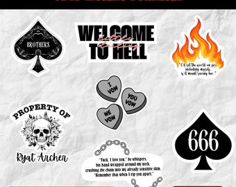 Série Lords L.O.R.D.S O Ritual O Pecador O Sacrifício Arquivos PNG Inspirados - Download Instantâneo - Booktok Dark Romance