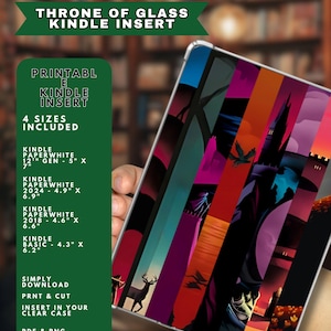 TOG Series inspired Kindle Insert - Instant Download - Digital Item - Booktok - Printable PDF PNG - Print and Cut