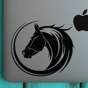 Detailed Horse Decal: Equestrian Car Sticker