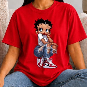 BB Inspired Shirt Graphic Tee Classic Character Streetwear Inspired Urban Style Retro Cartoon Nostalgic Clothing Animated Icon Casual Wear